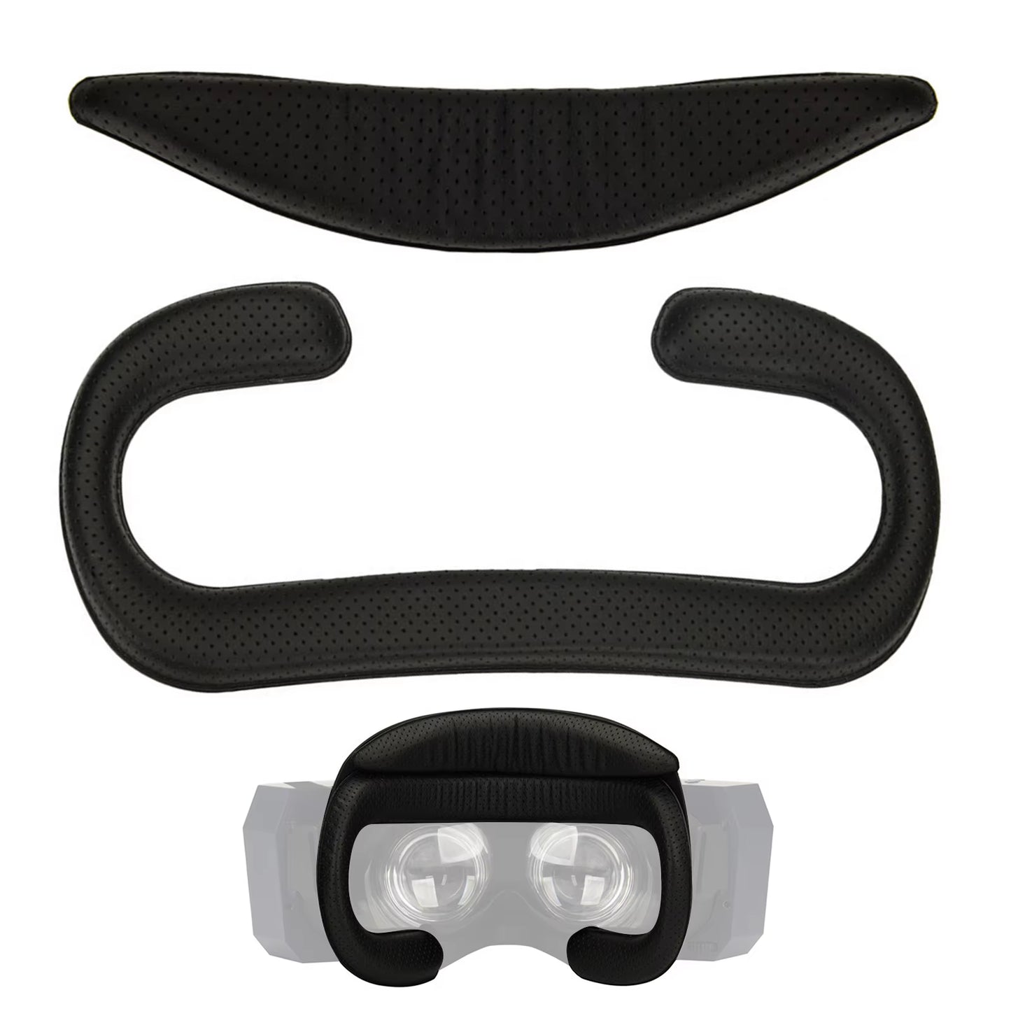 Eye Mask Cover for Pimax Vision 8K/5K Glasses Light Blocking Foam Leather Face Eye Cover Pad with VR Lens Cover VR Accessories