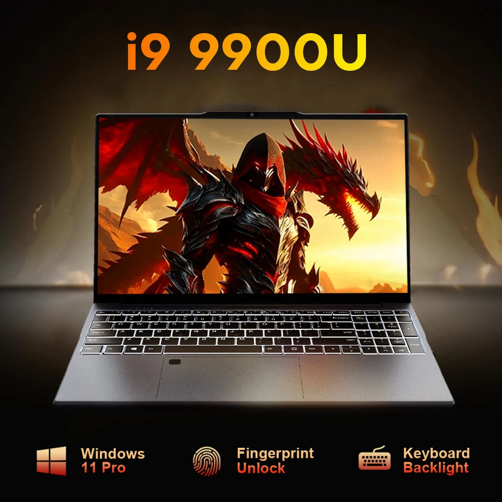 Notebook Intel New Ultra Slim Laptop 15.6" 16GB 2TB i9-10980HK 16GB