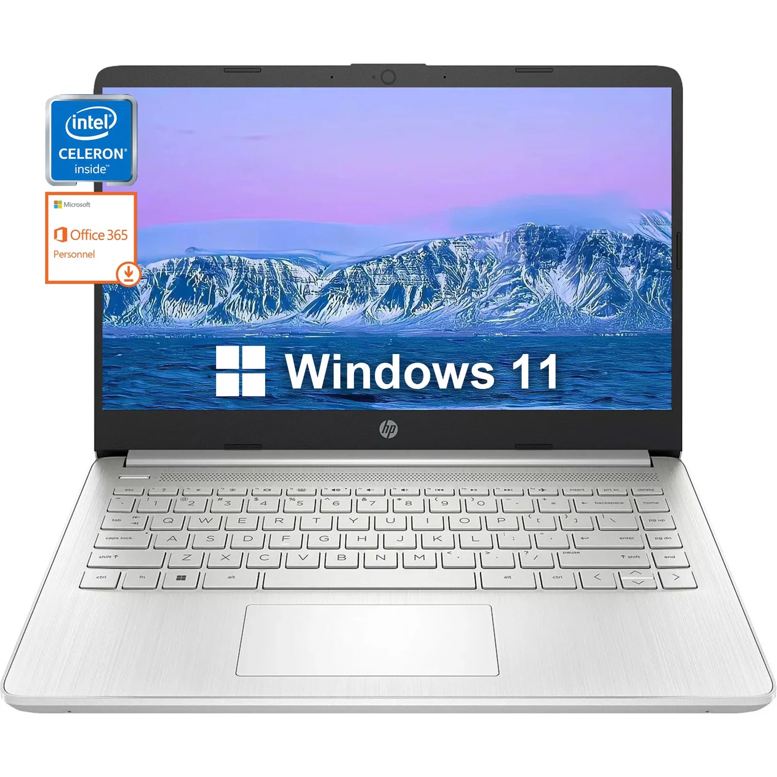 Notebook Intel HP Newest 14" Business Laptop, Celeron 384GB 128GB