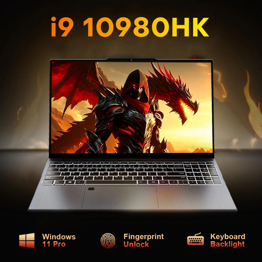 Notebook Intel New Ultra Slim Laptop 15.6" 16GB 2TB i9-10980HK 16GB