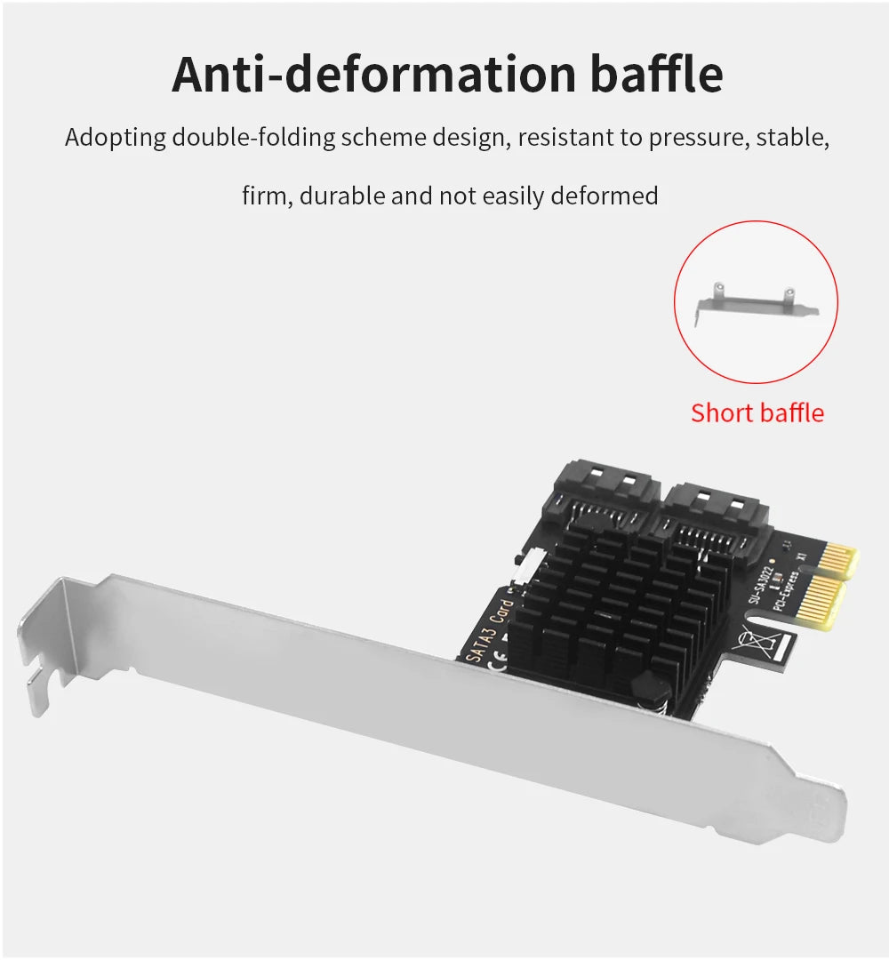 TISHRIC PCI-E 1x 4x 16x To PCIE 1X to 10 Sata PCIE 1X to 6 Sata PCIE