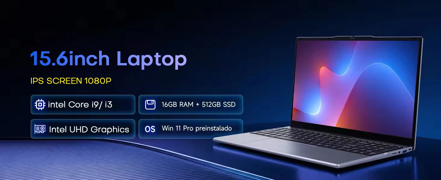Notebook Intel 2026 15.6" Laptop Gaming Compouter Core 16GB 1TB 2TB