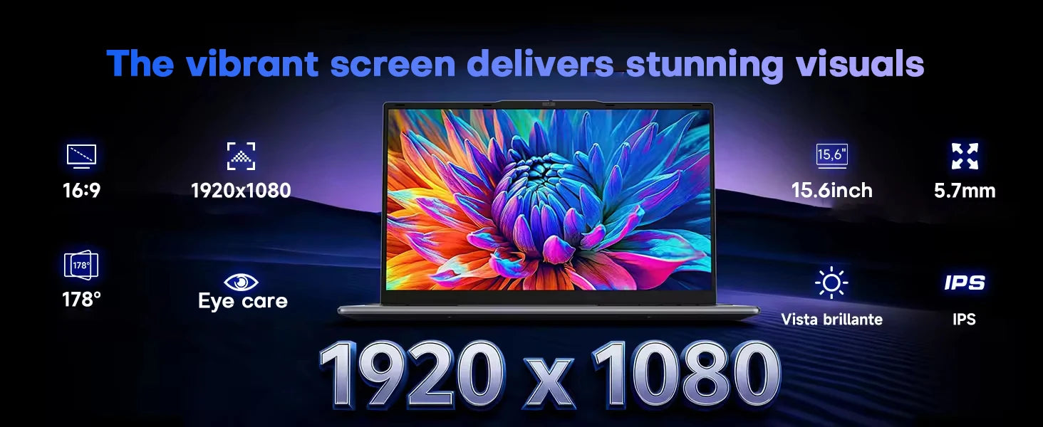 Notebook Intel 2026 15.6" Laptop Gaming Compouter Core 16GB 1TB 2TB