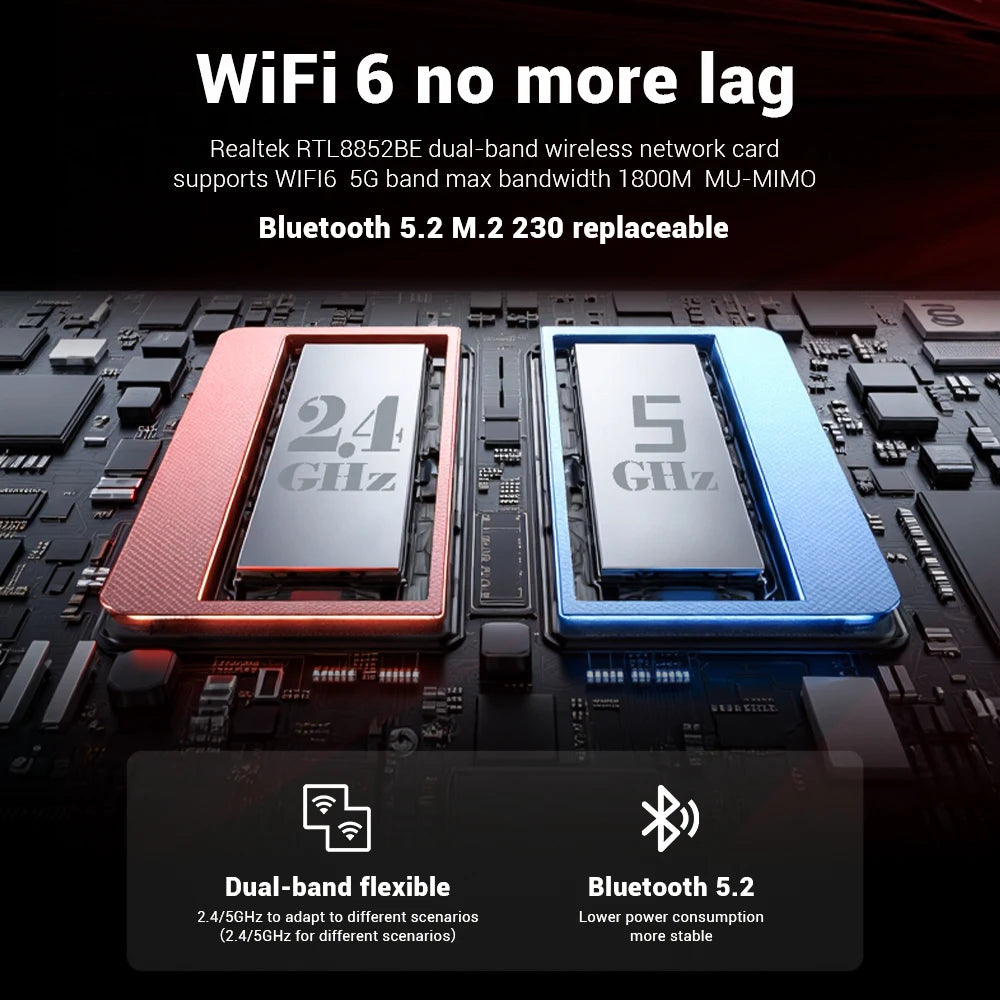 Notebook AMD Firebat AS1 Laptop Ryzen5 7430U 16GB 512GB 3200Mhz 15.6