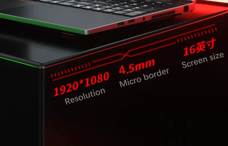 Notebook Gamer 16,1" Intel i9 RTX 4050 – 64GB 4TB SSD