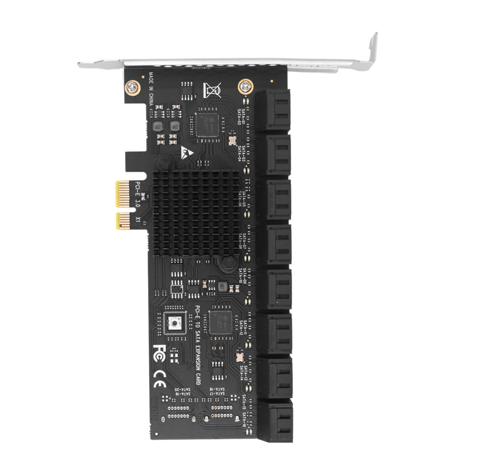 TISHRIC PCI-E 1x 4x 16x To PCIE 1X to 10 Sata PCIE 1X to 6 Sata PCIE