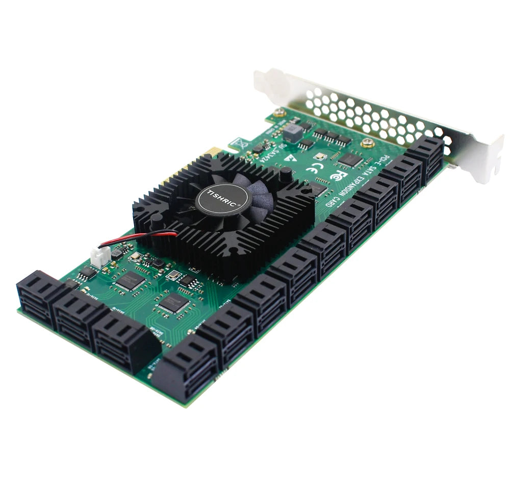 TISHRIC PCI-E 1x 4x 16x To PCIE 1X to 10 Sata PCIE 1X to 6 Sata PCIE