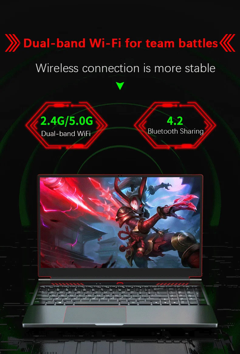 Notebook Gamer 16,1" Intel i9 RTX 4050 – 64GB 4TB SSD