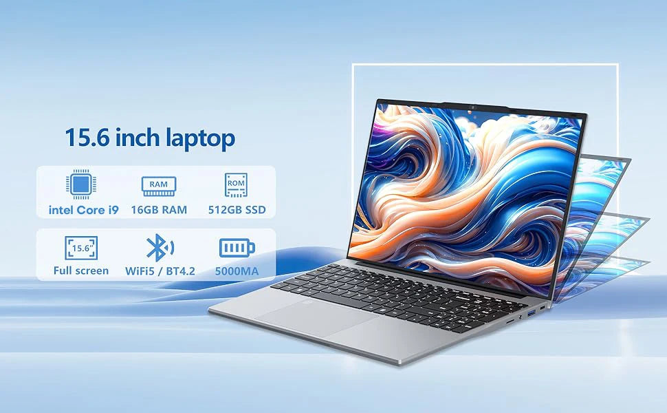 Notebook Intel New Ultra Slim Laptop 15.6" 16GB 2TB i9-10980HK 16GB
