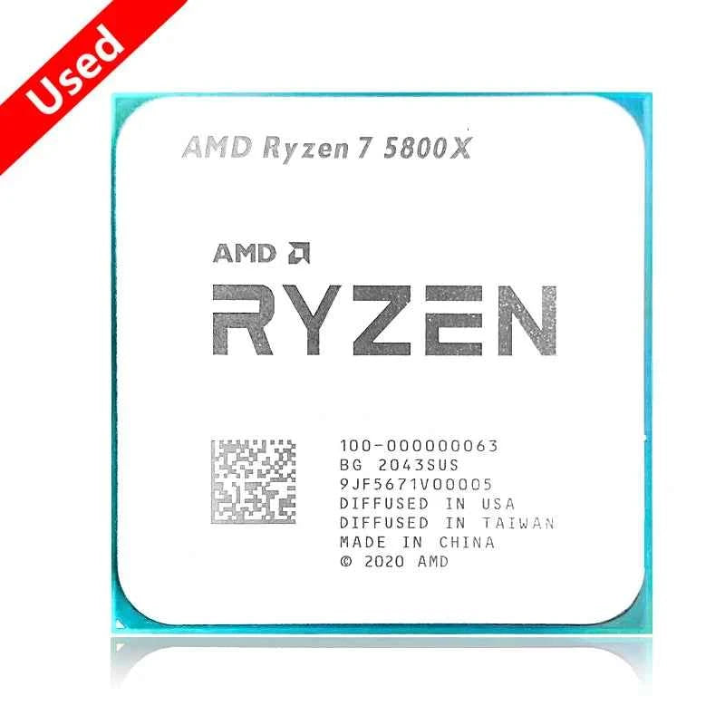 Processador AMD Ryzen 7 R7 5800X 3.8GHz 8-Core China Mainland