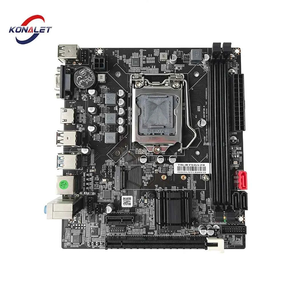 Placa-Mãe KONALET B75 Motherboard LGA1155 DDR3 Support None