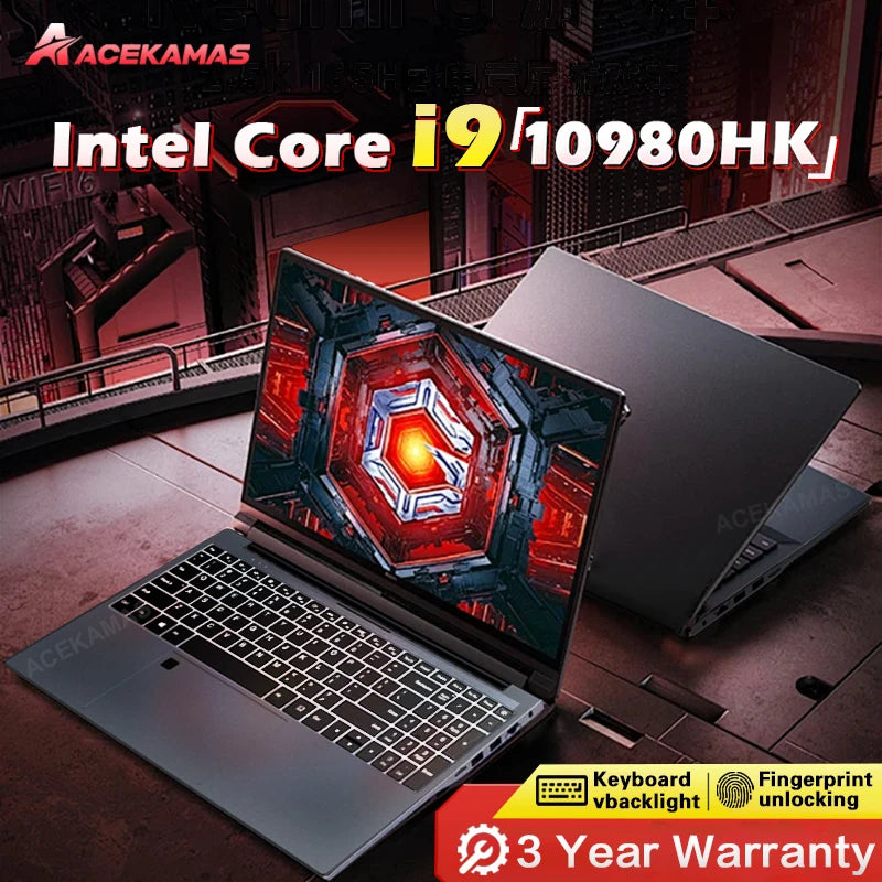Notebook Intel ACEKAMAS 15.6" Gaming Laptop Core i9 16GB 1TB Intel