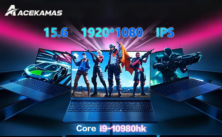 Notebook Intel ACEKAMAS 15.6" Gaming Laptop Core i9 16GB 1TB Intel