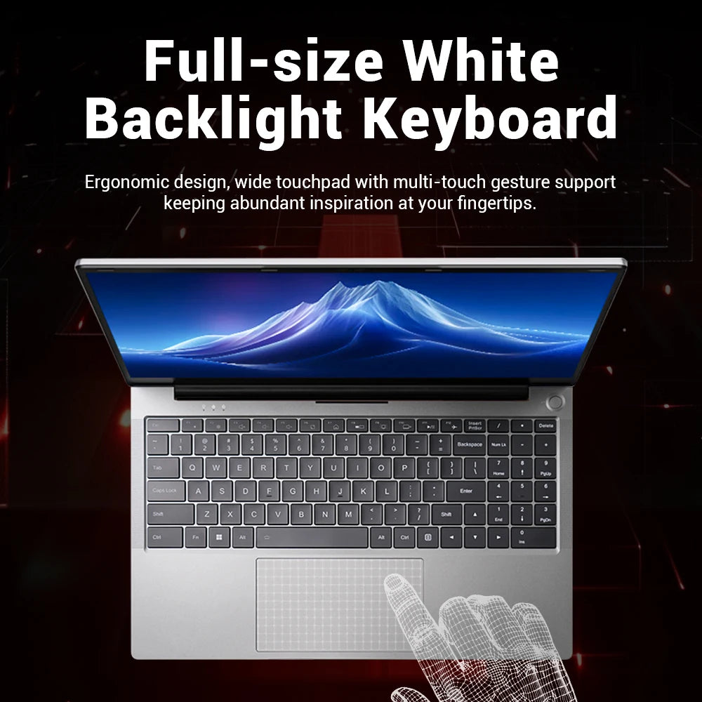 Notebook AMD Firebat AS1 Laptop Ryzen5 7430U 16GB 512GB 3200Mhz 15.6