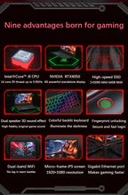 Notebook Gamer 16,1" Intel i9 RTX 4050 – 64GB 4TB SSD