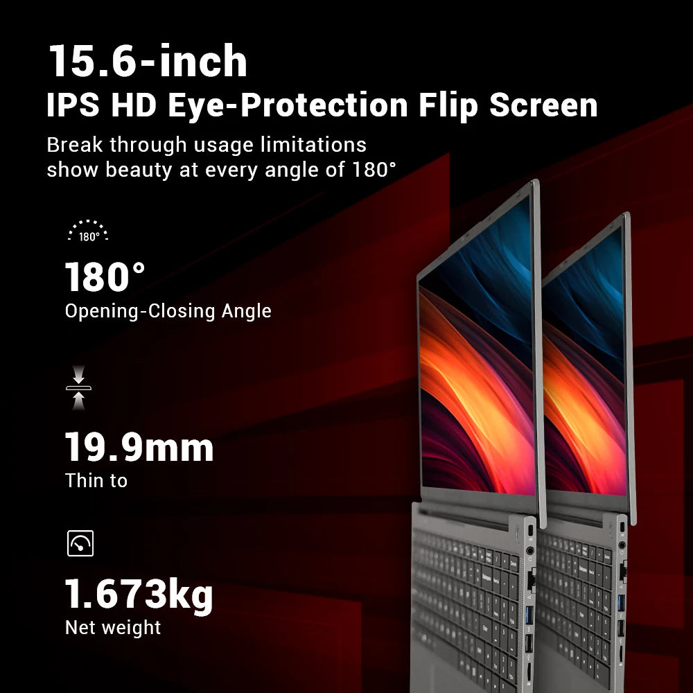 Notebook AMD Firebat AS1 Laptop Ryzen5 7430U 16GB 512GB 3200Mhz 15.6