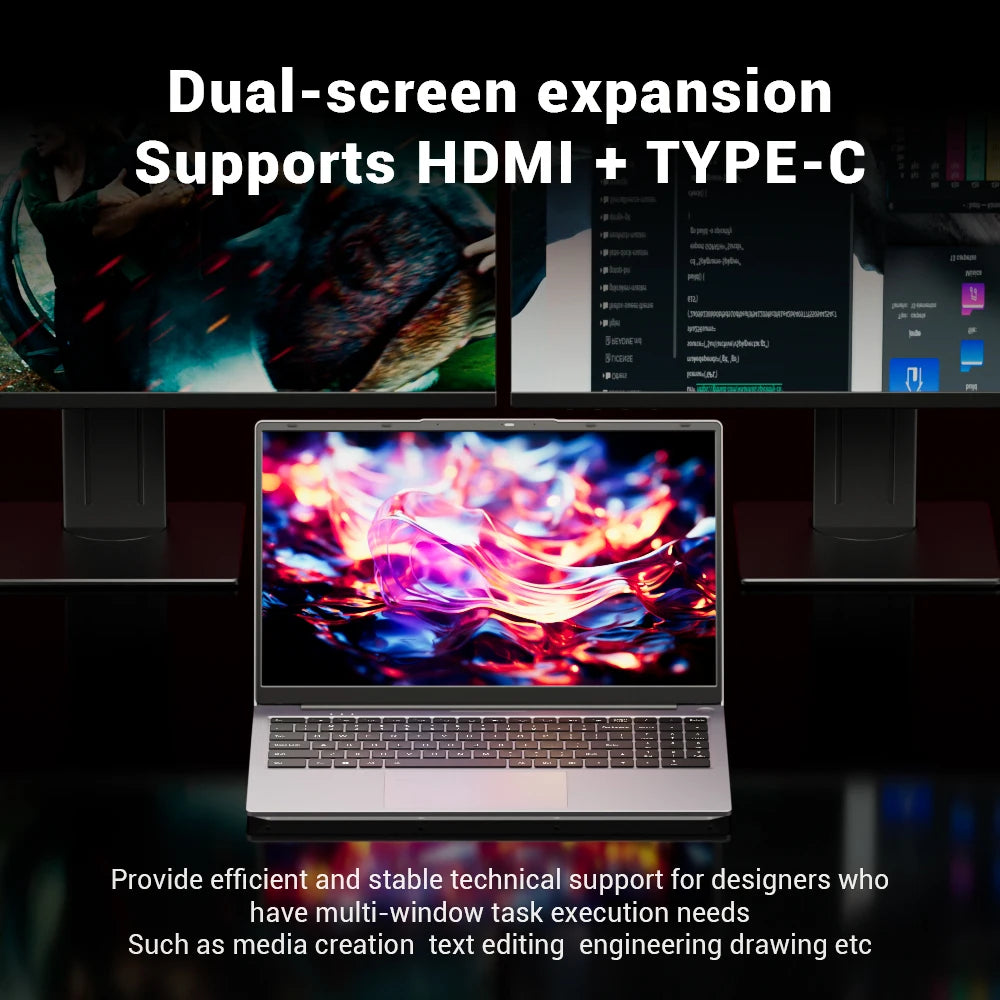 Notebook AMD Firebat AS1 Laptop Ryzen5 7430U 16GB 512GB 3200Mhz 15.6