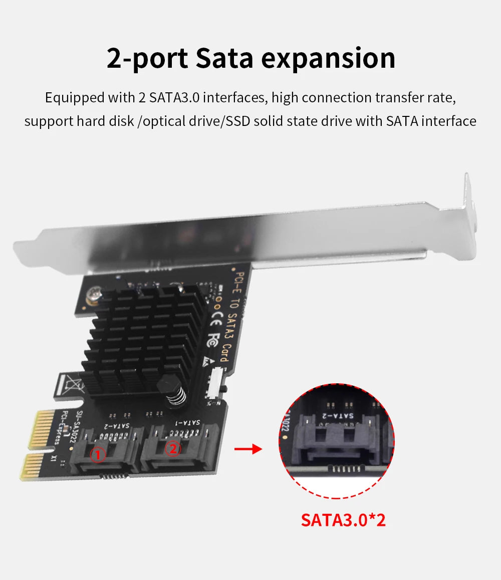 TISHRIC PCI-E 1x 4x 16x To PCIE 1X to 10 Sata PCIE 1X to 6 Sata PCIE